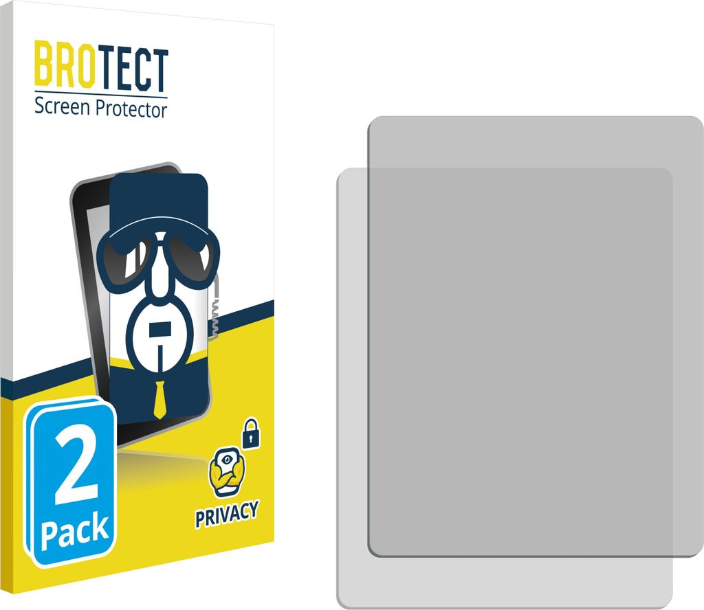 2x BROTECT Sichtschutzfolie für Smartphones und Handys mit 7.1 cm (2.8 Zoll) Displays 44 x 58.2 mm Anti-Spy Privacy Sichtschutz Blickschutz Folie ...