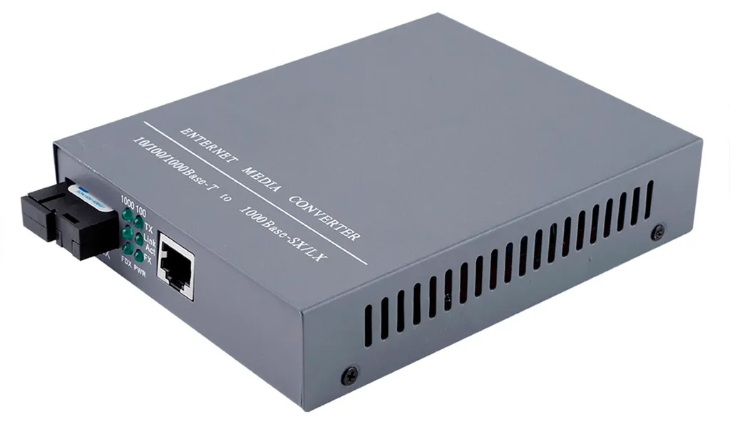 Émetteur Récepteur Fibre Optique pour Extension Réseau Gigabit 20km SC