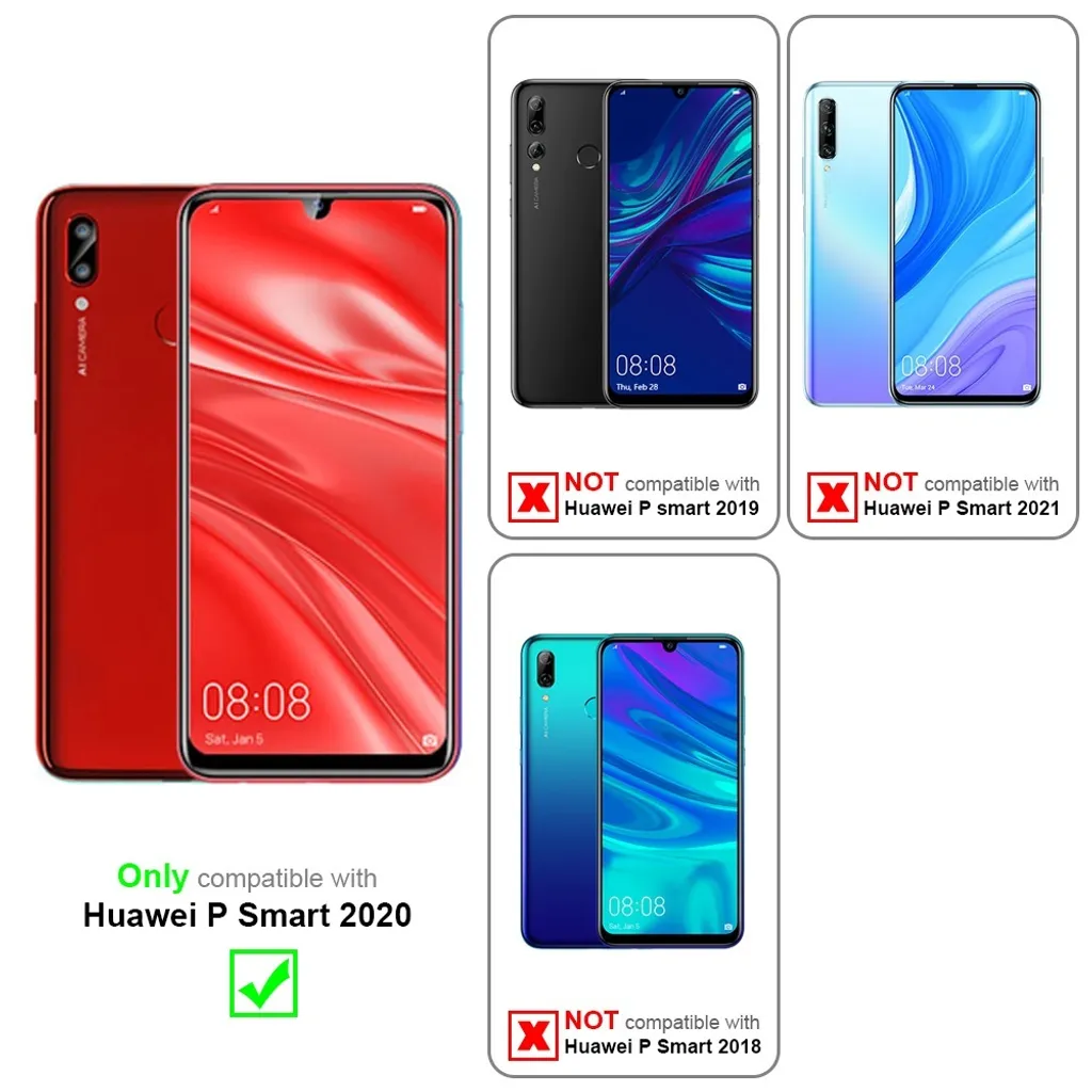 DFV Mobile - Per Huawei P Smart  2020  Custodia Clip Da Cintura Orizzontale F2 Pls N Fcharr 115  S2 464307023