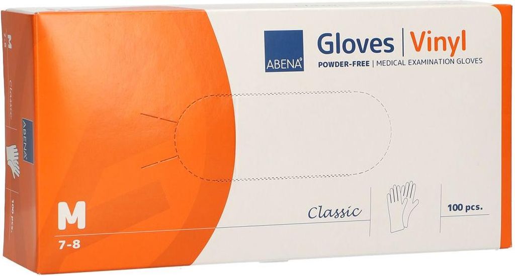 ABENA® Classic guanti monouso in vinile, trasparenti, Immagine del prodotto 