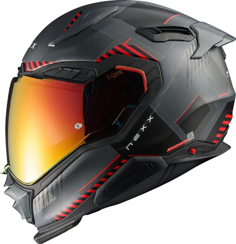 Casque Nexx X.WST3 Fluence avec Écran Solaire et Finition Mat XL 62 cm