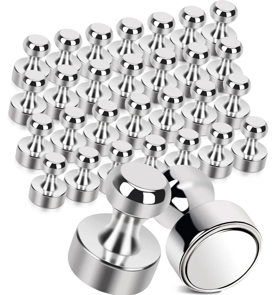 Aimants en néodyme - 28 mini aimants puissants 12x16 mm pour tableau