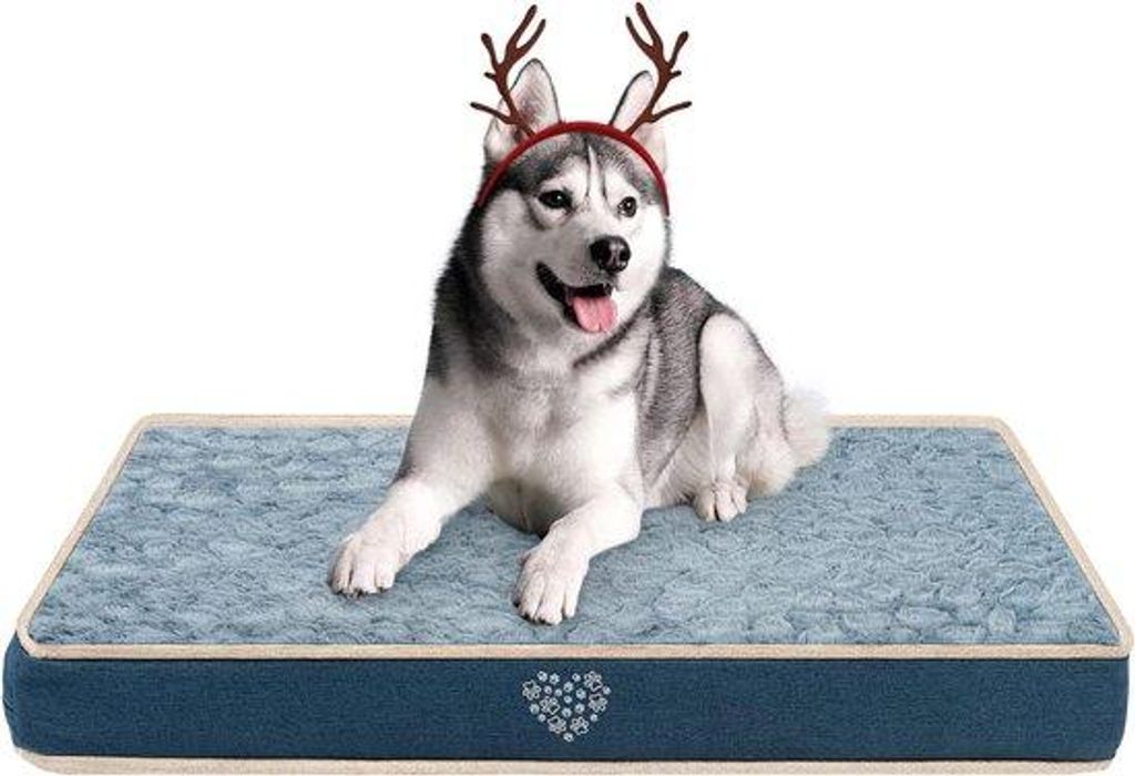 Wasserdichtes Hundebett Navy/Grau für kleine bis große Hunde