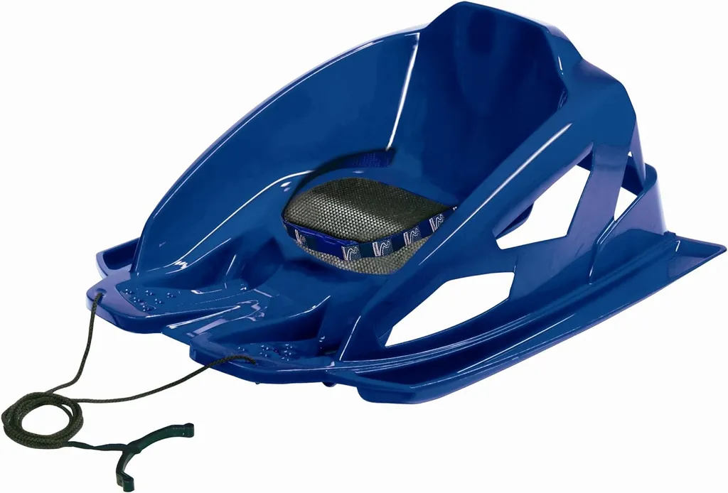 Luge Enfant SULOV Bambino Robuste avec Volant Directionnel Bleu Azur