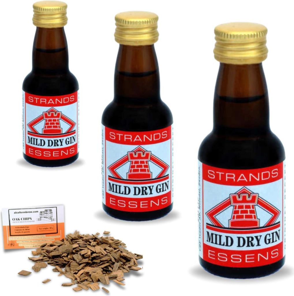 3 x Mild Dry Gin Essenz 25ml Wodka-Essenz – Wodka-Aroma, Produktbild 