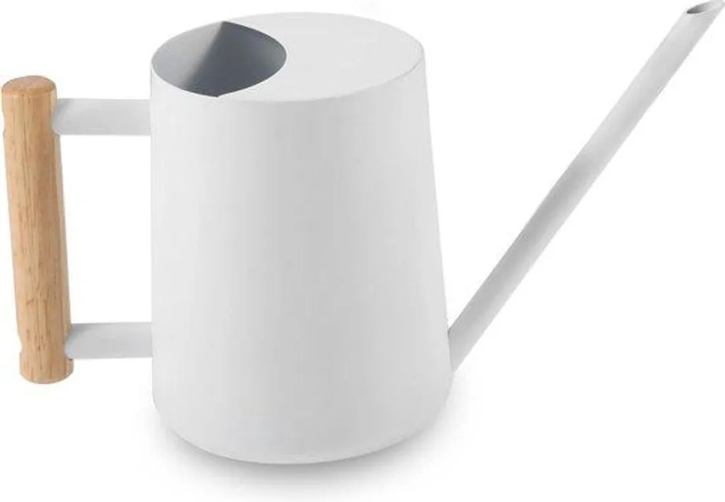 Arrosoir intérieur décoratif blanc de 1L avec bec long de précision