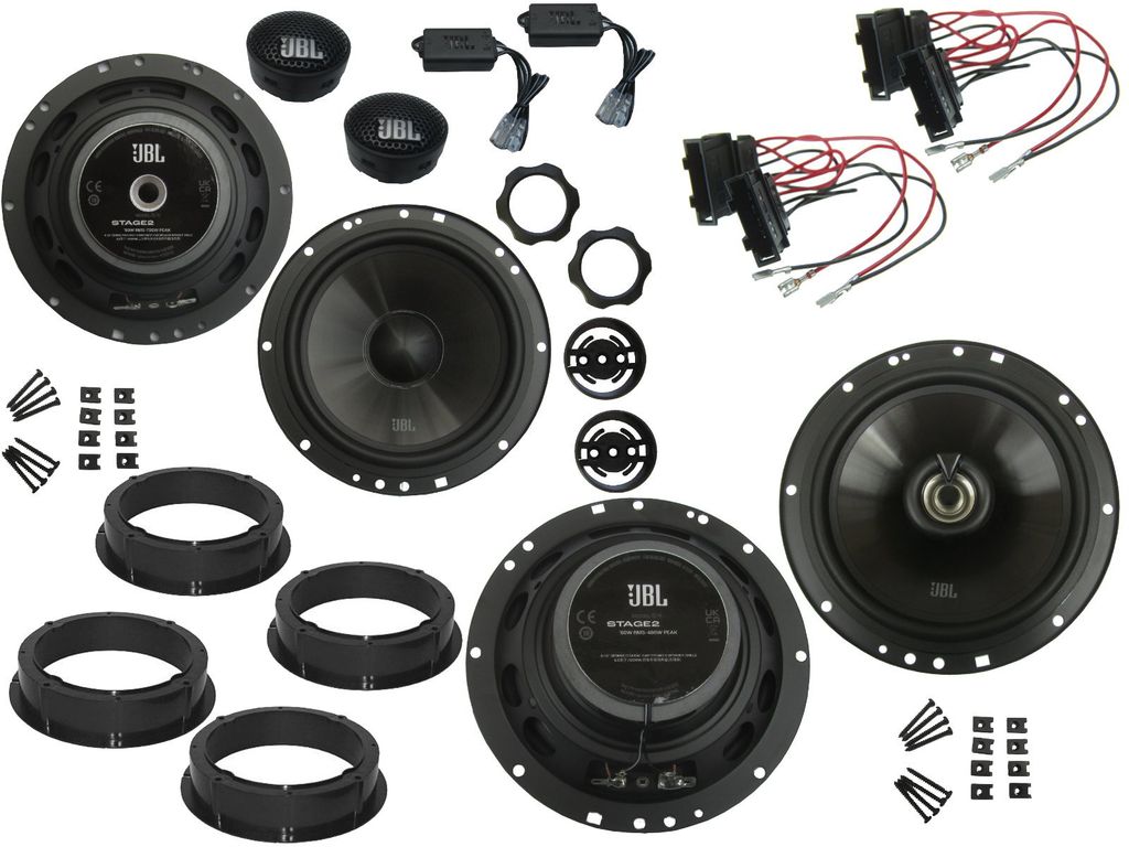 JBL Lautsprecher Set für VW Golf 7 Bj 03.2013 – 04.2020 Tür Vorne hinten 1200 W