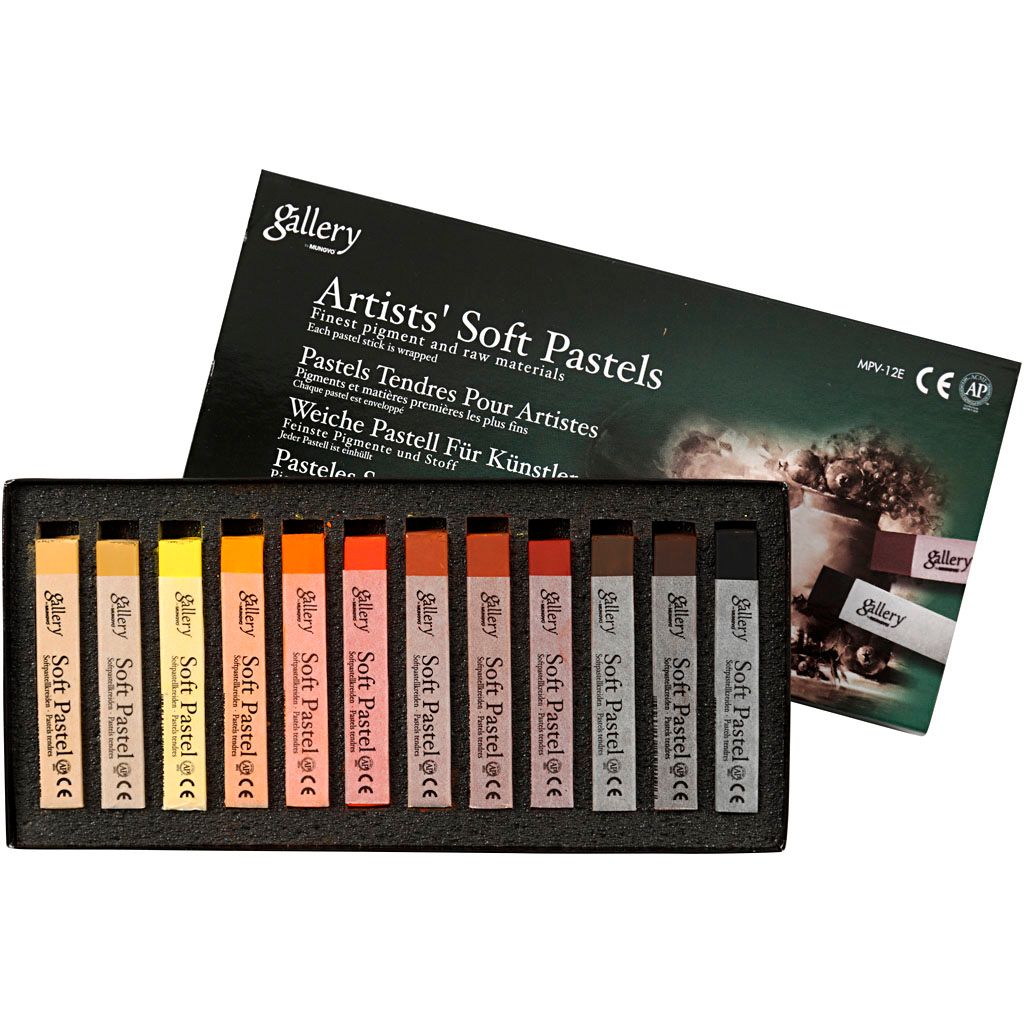 Creativ Company Pastell Spielzeug Gallery Soft Pastel Set Produktbild 