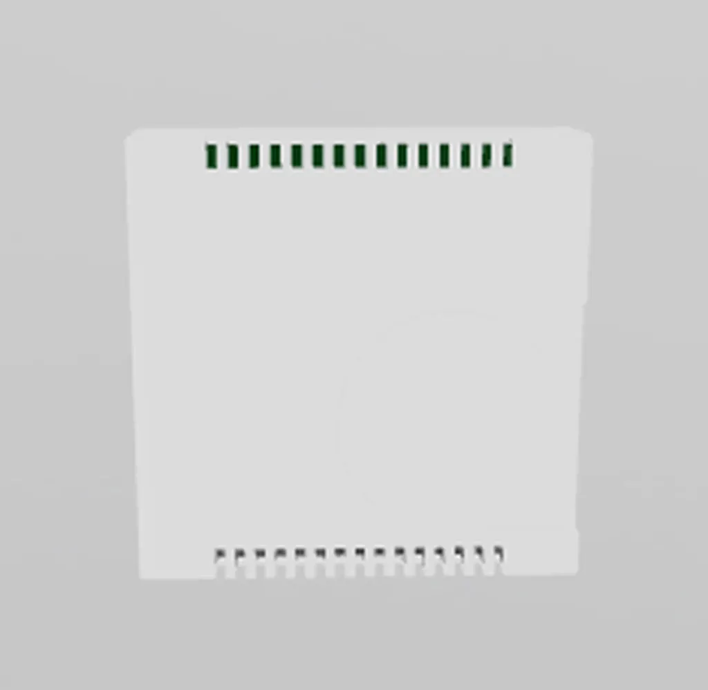 Régulateur de Température KNX 55x55 Blanc Brillant avec Molette MDT Pro