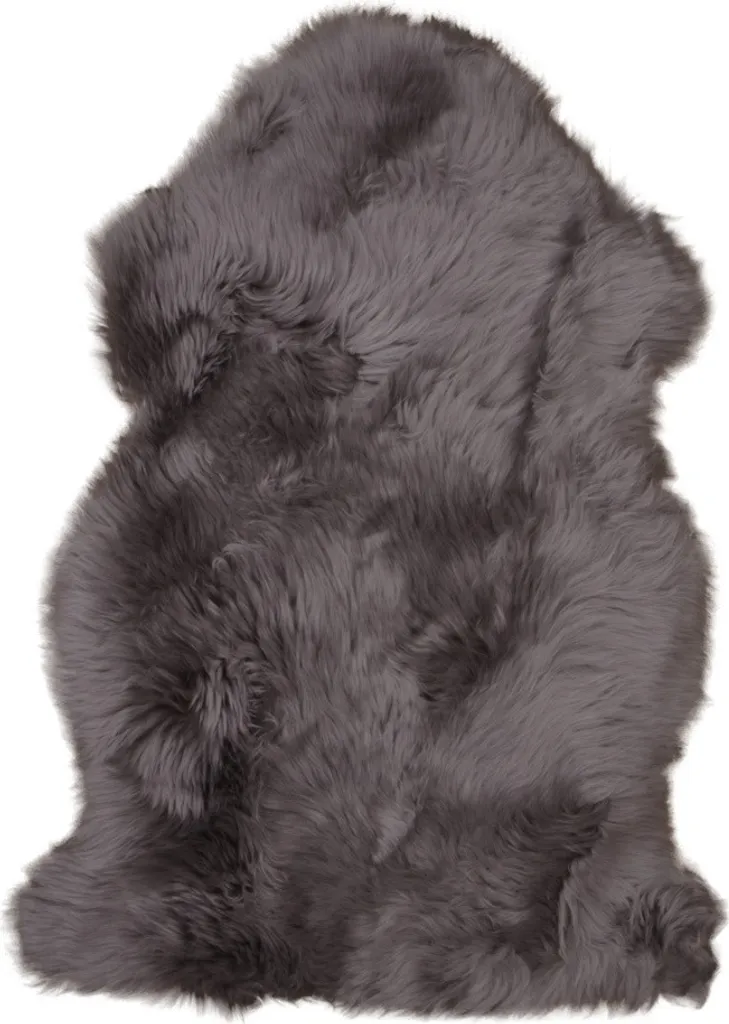 Peau de mouton Maja 50x85 cm House Collection Graubraun de qualité