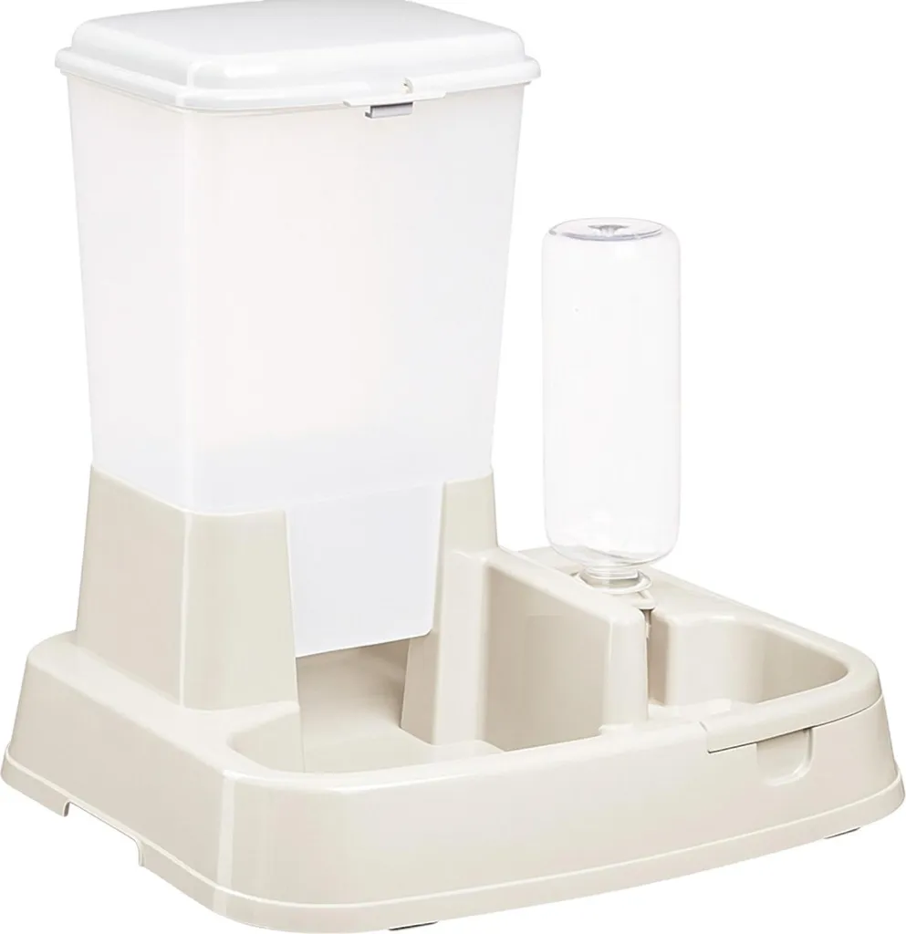 APTEL Distributore automatico di acqua e cibo per animali 2in1 AG684