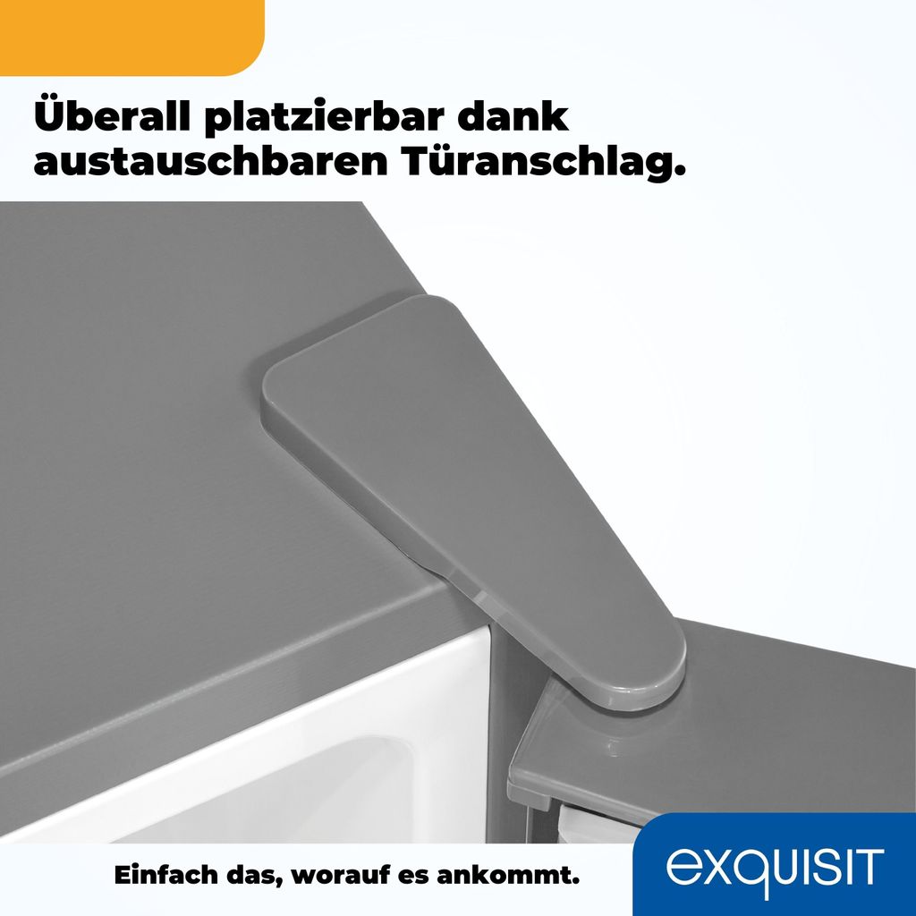 Exquisit Vollraumkühlschrank KS320-V-H-040D inoxlook | Produktbild 9