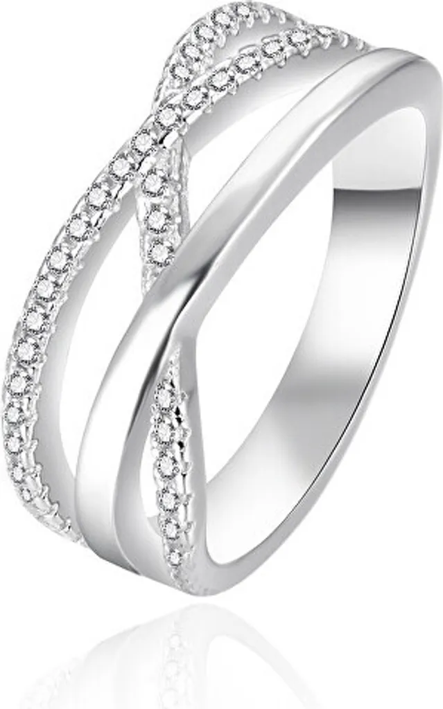Anello AGT-R09W Argento e Zirconi 56mm - Eleganza Quotidiana per Lei