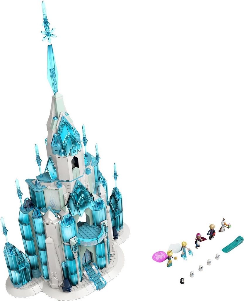 LEGO 43197 Disney Princess Der Eispalast, mit Mini Puppen Produktbild 