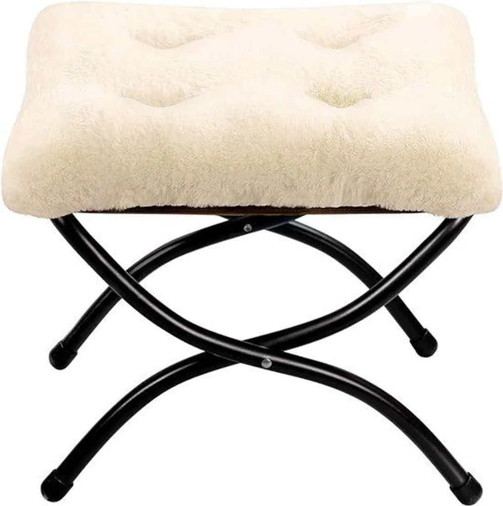 Repose-pieds en bois massif naturel réglable pour bureau et salon