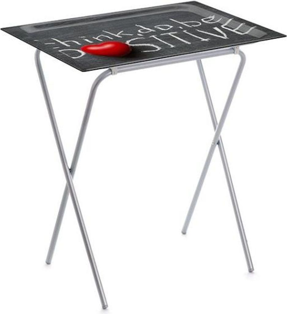 DON HIERRO - Beistelltisch klappbar ADA mit abnehmbarem Tablett, platzsparend
