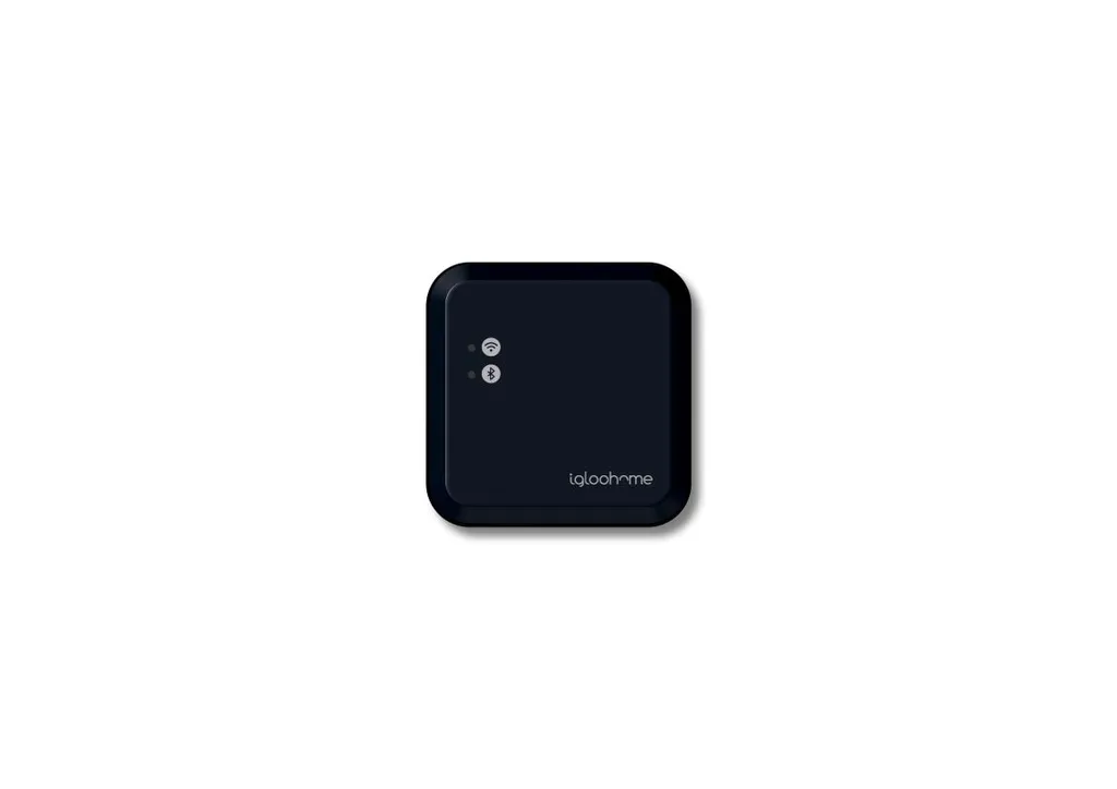 Bridge Wi-Fi 4 igloohome EB1 Noir avec Montage Mural ou Table Intérieur