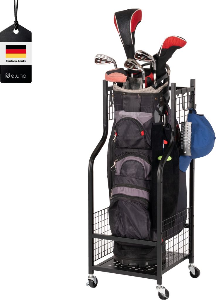 organizer na torbę golfową eluno z haczykami, stojak do Zdjęcie produktu 