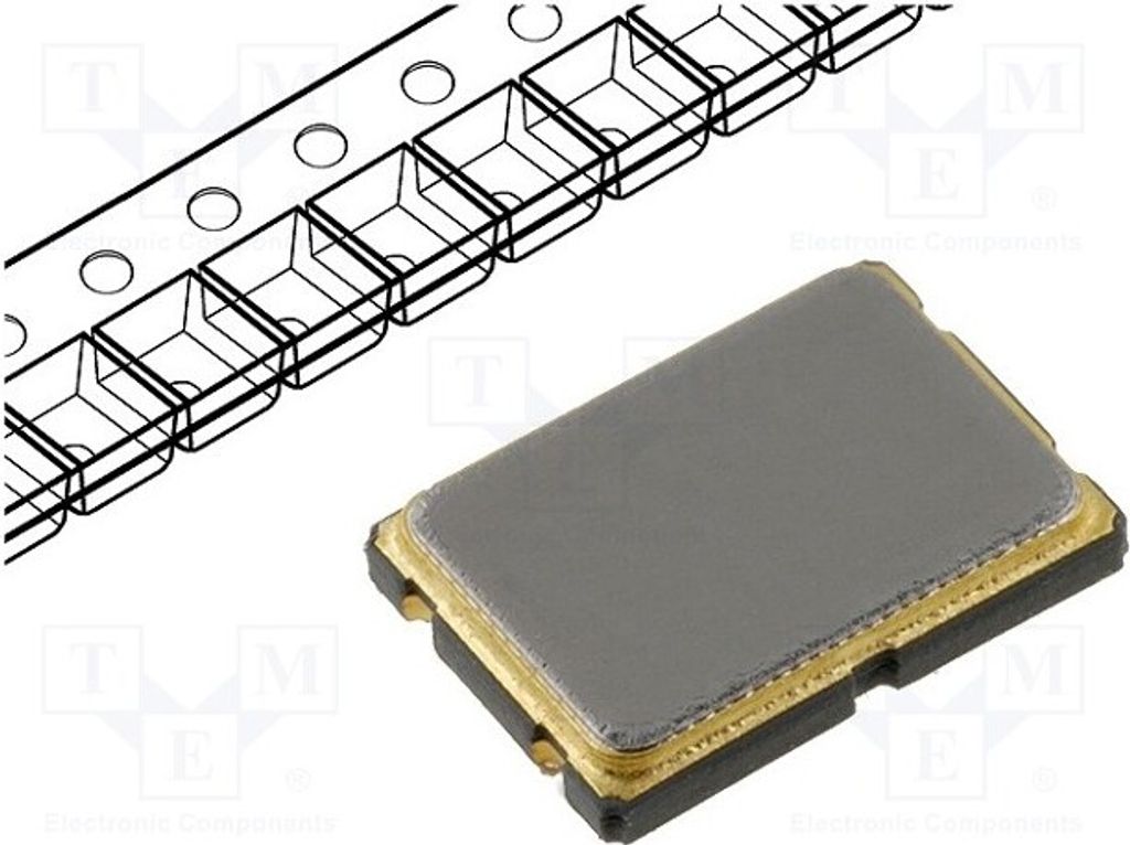 1x Resonator: Quarz 11,0592MHz 30ppm SMD 16pF 7,5x5,1x1,4mm LF XTAL026382 Quarzr