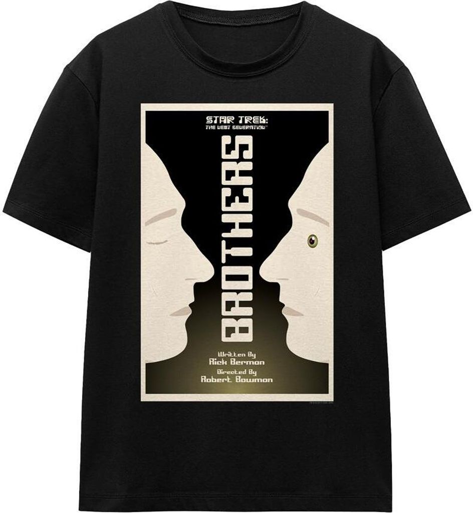 Star Trek - "The Next Generation Season 4 Episode 3" T-Shirt für Herren/Damen Uni TV16473 (S) (Schwarz)