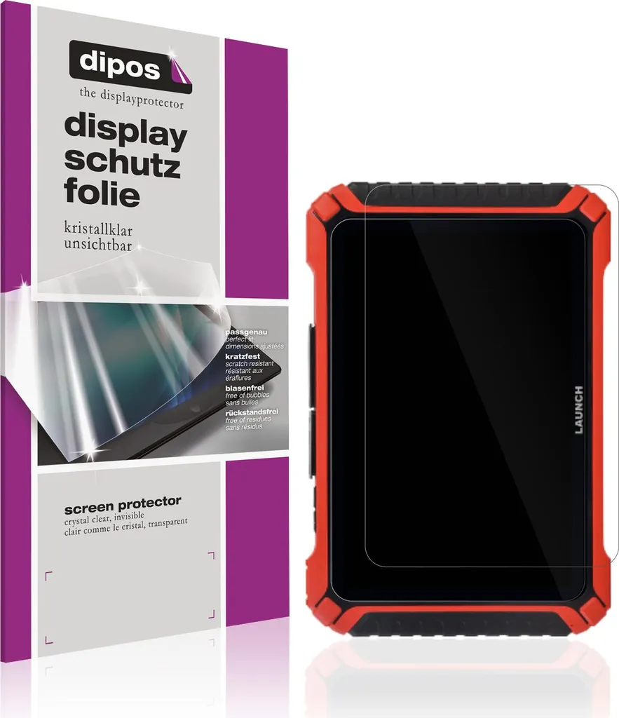 2x Pellicola Protettiva per Launch X-431 Pad IX Protezione Schermo Claro Display dipos