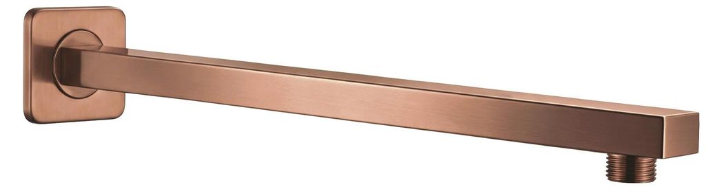 Rea Vierkante Douchearm Js-9022brg 40cm Brush Copper Productafbeelding 