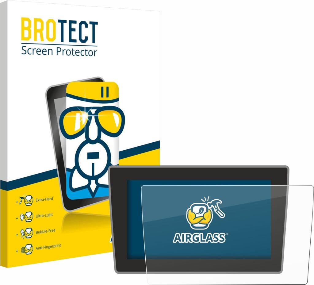 BROTECT Schutzglas für Volkswagen Arteon Shooting Brake 2021 Discover Pro Schutzfolie Panzer Folie Glas Display Schutz klar