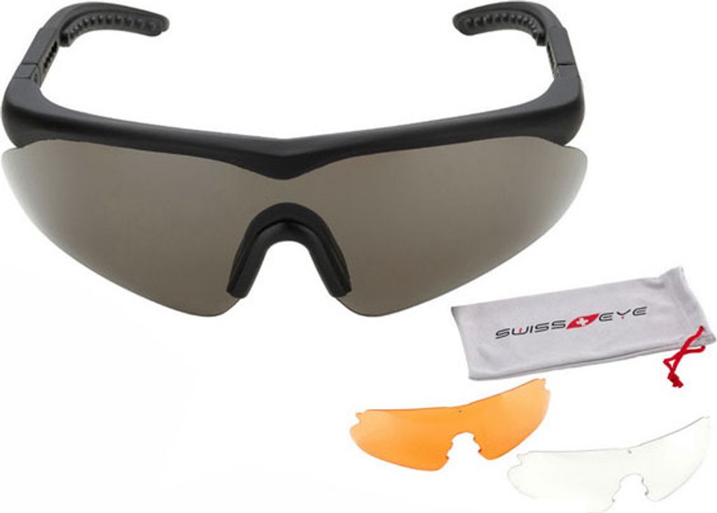 Swisseye Schutzbrille Raptor rubber black Produktbild 7