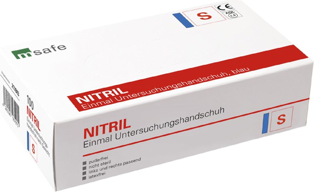 INTCO Synguard Nitrilhandschuhe in Blau, 100 Stück