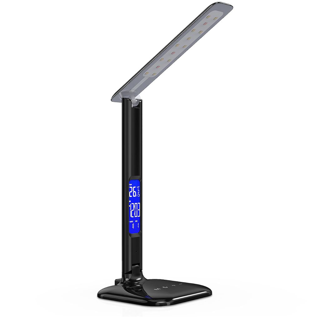 USB LED Tischlampe Tisch-Leuchte Schreibtisch-Lampe Dimmbar Leselampe Nachttisch 
