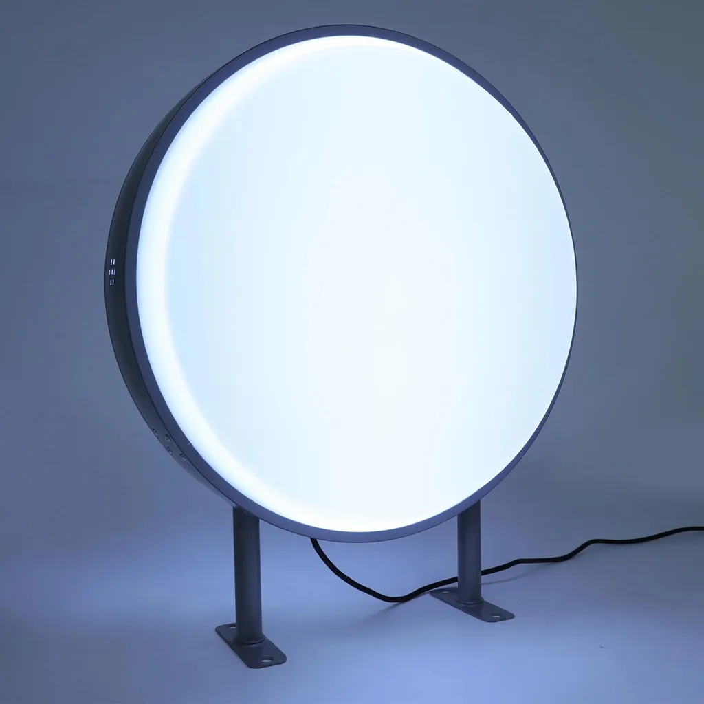 Enseigne lumineuse double face LED pour augmenter votre visibilité