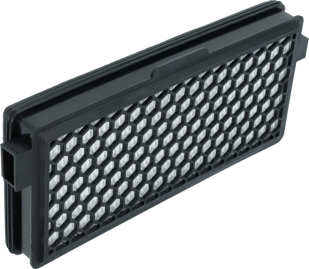 vhbw Staubsaugerfilter kompatibel mit Miele Cat & Dog 5000, Capri, CAT AND DOG 2000, C3 Complete Staubsauger - HEPA-Aktivkohlefilter Schwarz Weiß