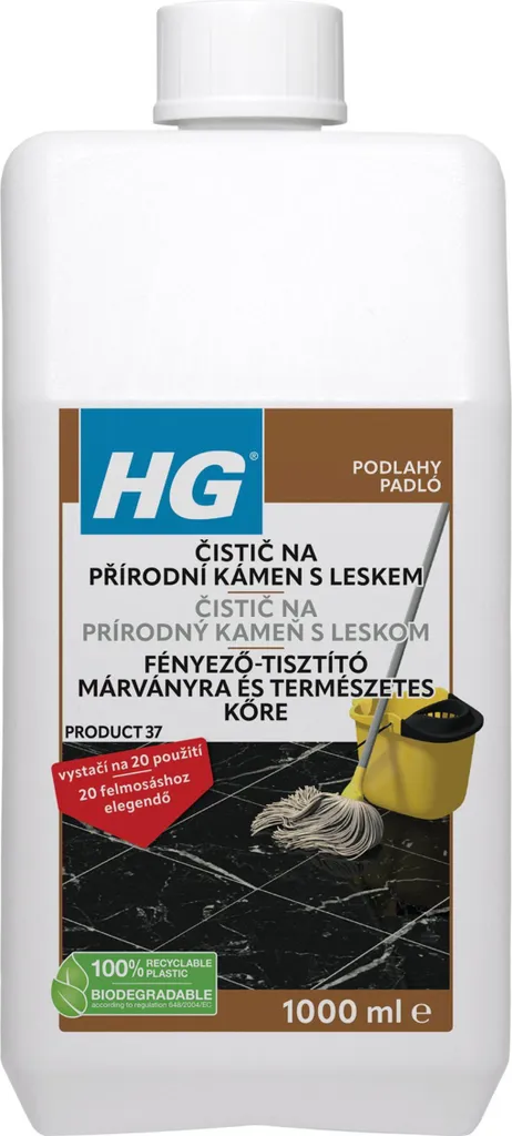 Rénover le brillant des pierres naturelles avec HG nettoyant de 1 L
