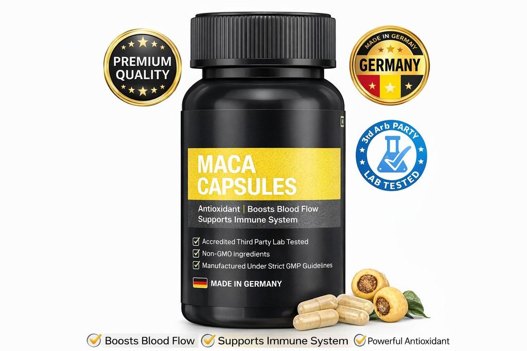 Maca-Kapseln (30 Kapseln) – Antioxidans, fördert die Durchblutung