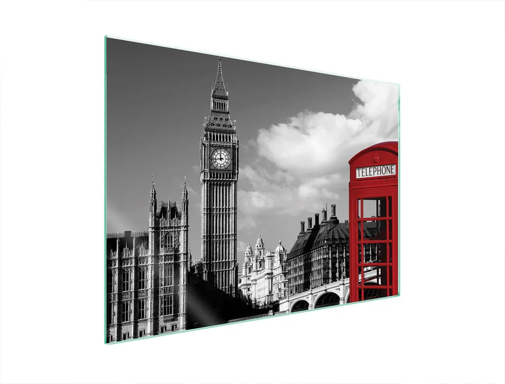 Copri Piano Cottura 70x52 Londra - Piastra Vetro Temperato Cucina