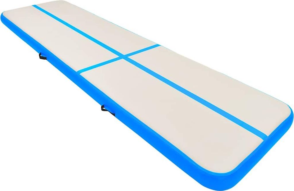 vidaXL Aufblasbare Gymnastikmatte mit Pumpe 600x100x20 cm Produktbild 