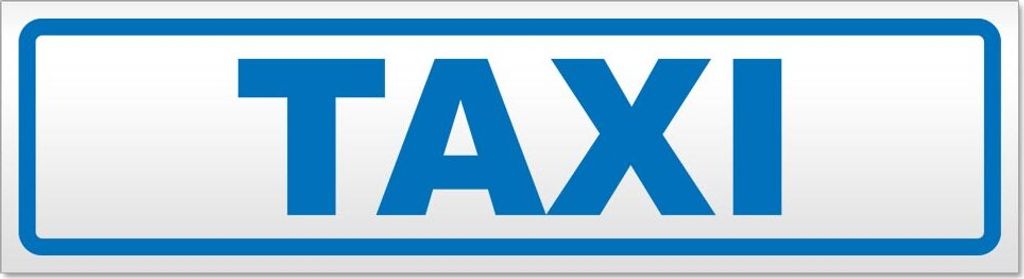 Taxi Magnetschild Schild magnetisch
