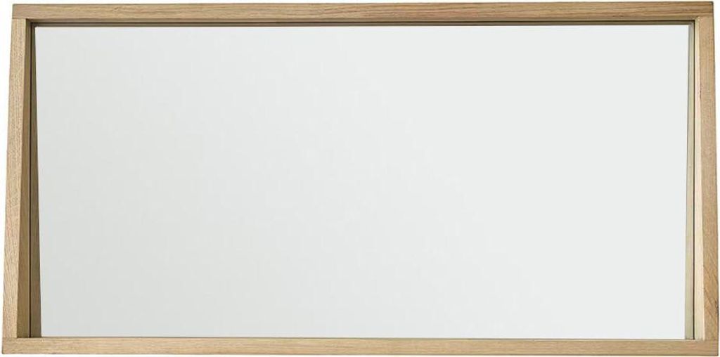 Spiegel Eiche massiv rechteckig 100x50 cm modern