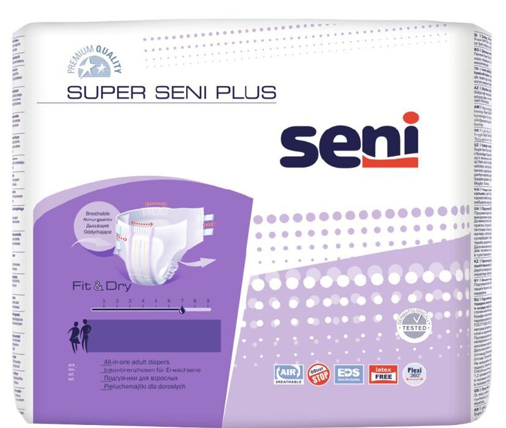 Pieluchomajtki Super Seni Plus 30 sztuk L - Długi termin Zdjęcie produktu 
