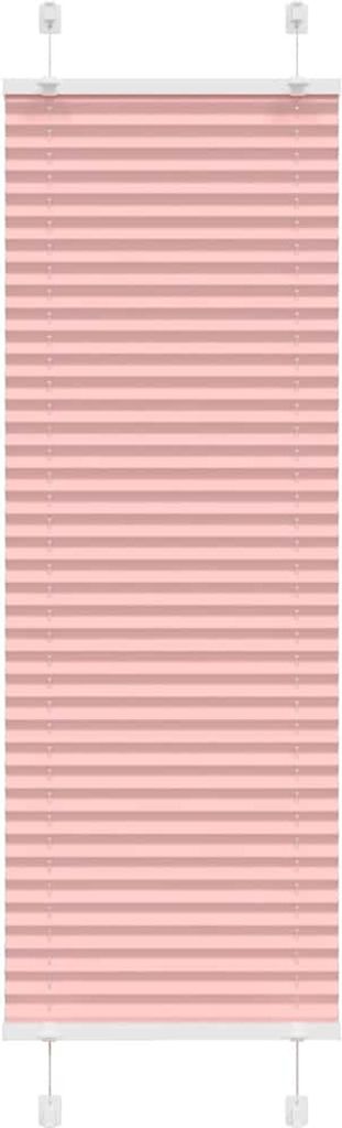 Maison Exclusive - Plissee Rosa 40x100 cm Stoffbreite 39,4 cm Polyester