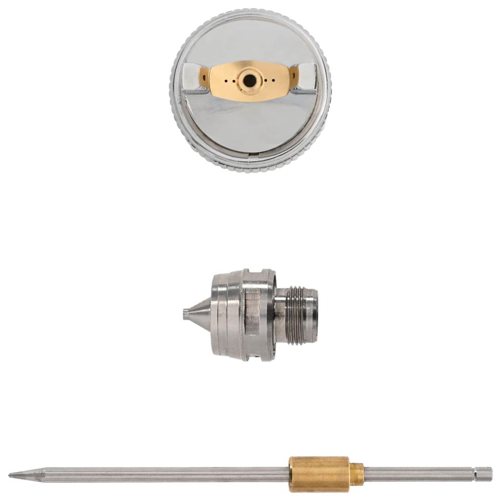 Pistola a spruzzo HVLP, ugello da 1,3 mm, colore argento, Immagine del prodotto 