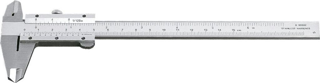Kraftwerk Schieblehre 150 mm 0.05 mm x 1/128"
