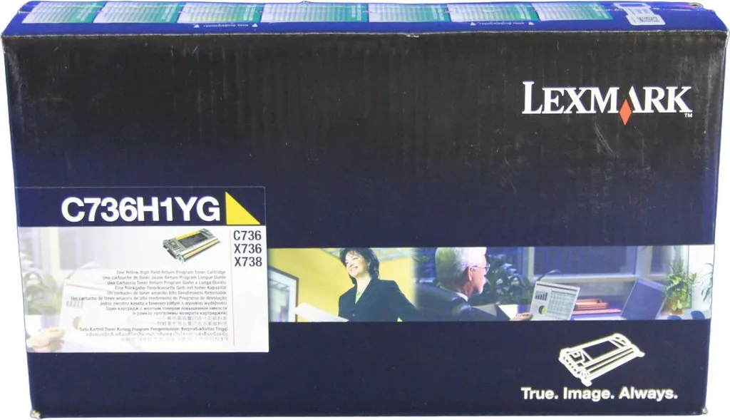 Lexmark C736H1YG Consommable Jaune pour Documents Professionnels de Qualité