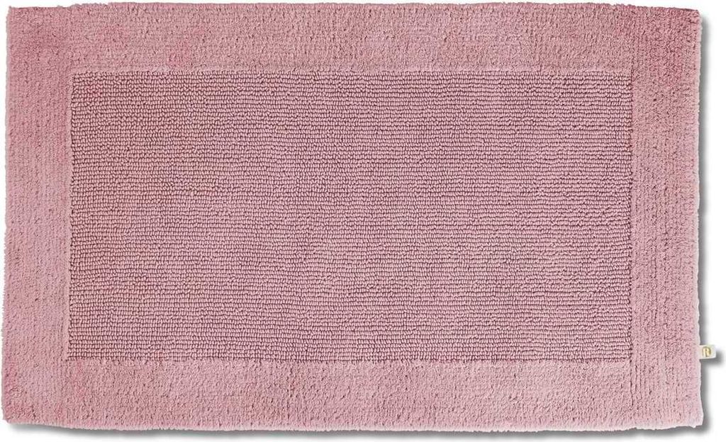 Rhomtuft Badteppich Prestige eckig 50 x 75 cm Farbe rosenquarz