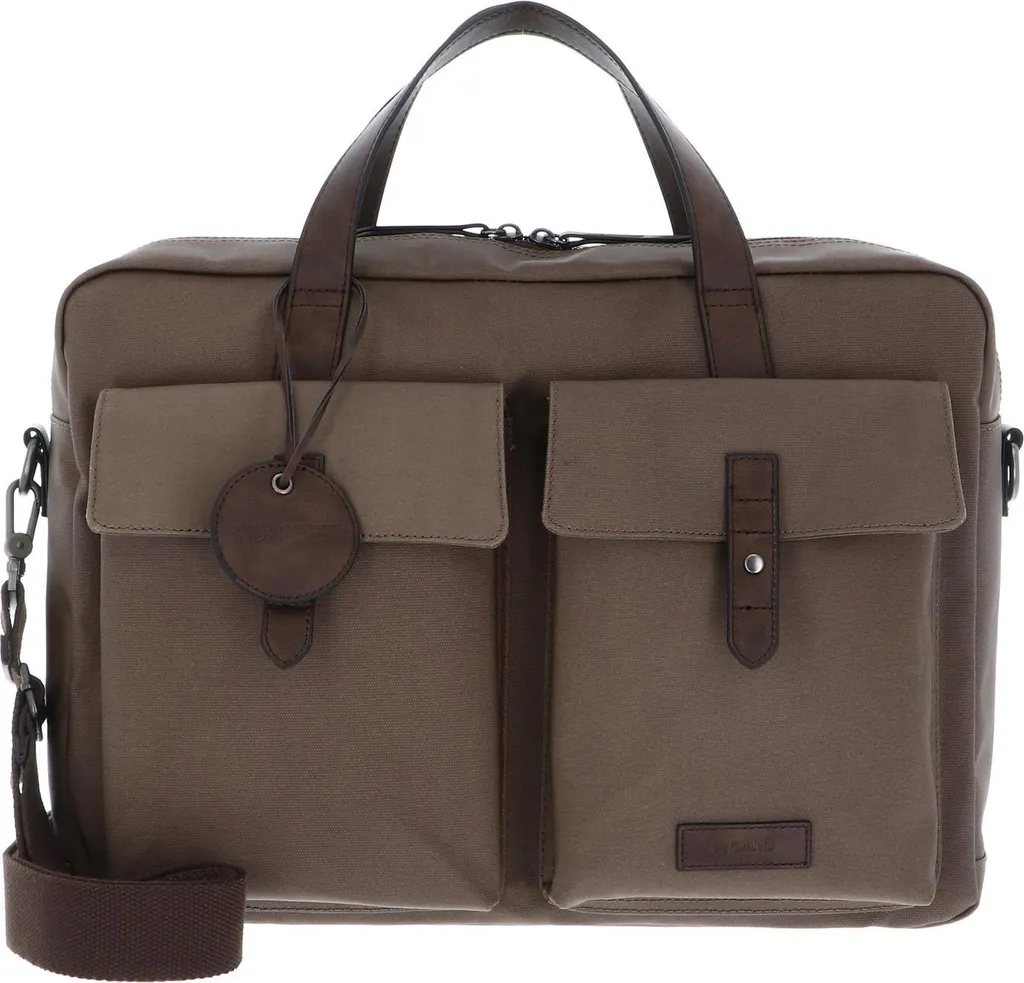 Sacoche Ordinateur Portable Business en Cuir Picard Calahari Marron Foncé