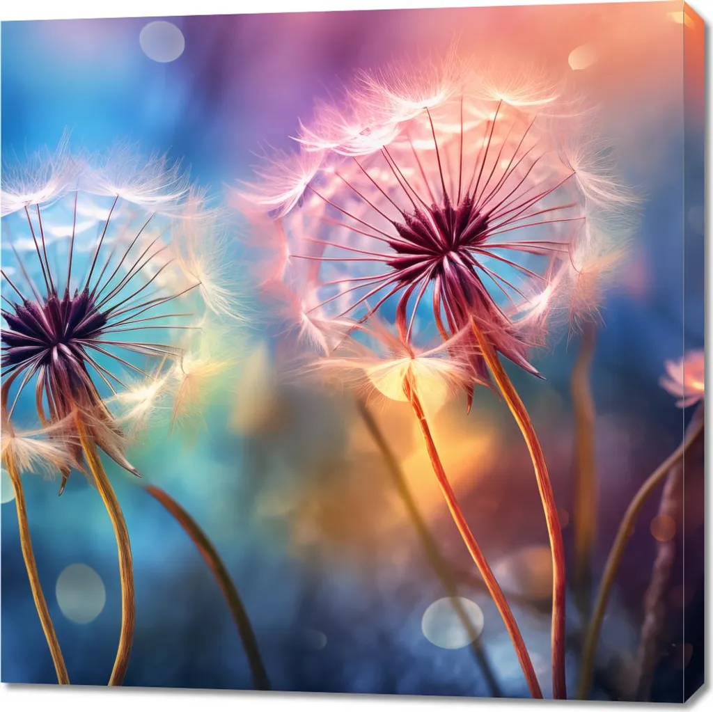 Image Magie délicate 90x90 cm - Sublimez vos murs vides avec élégance
