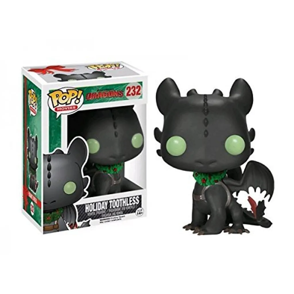 Figurine Funko Pop Krokmou des vacances Dragons le célèbre Furie Nocturne