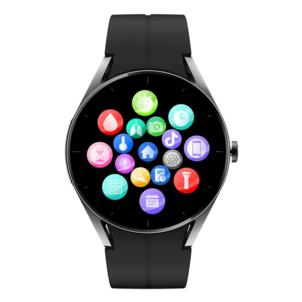 Smartwatch INF Grigio: Eleganza, ECG e Chiamate Bluetooth Integrate
