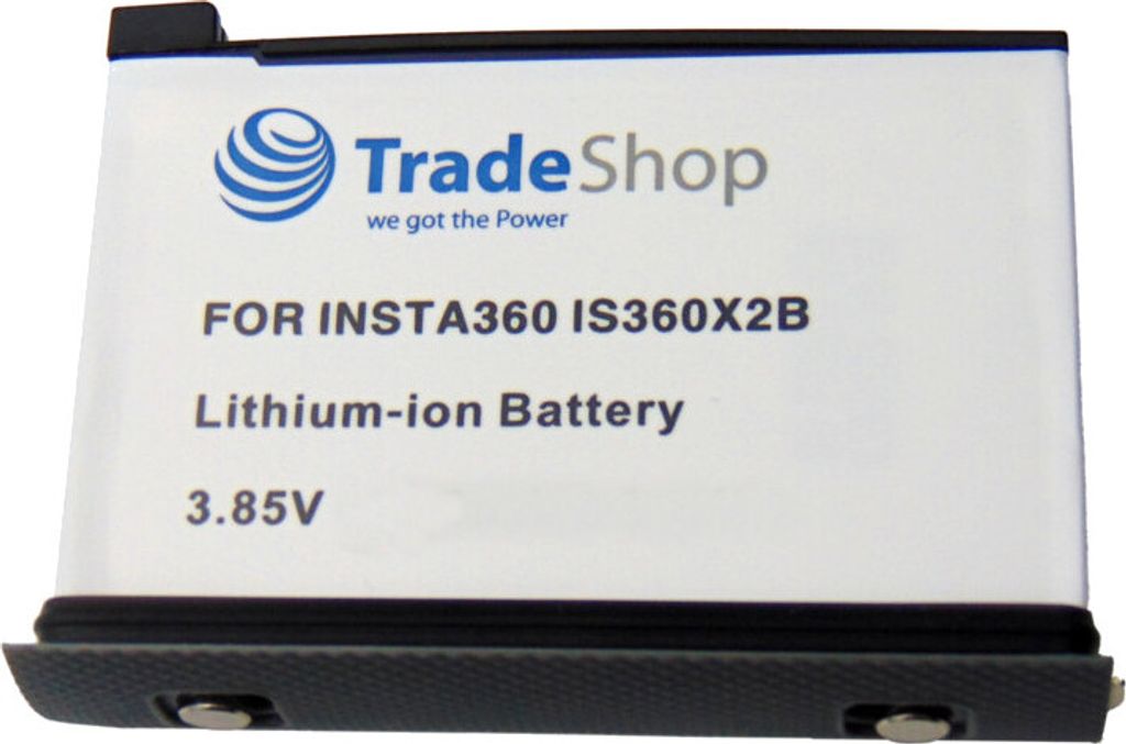Trade-Shop Li-Ion Akku 3,85V / 1700mAh passend für Insta360 ONE X2 Actionkamera 360-Grad-Kamera Digicam ersetzt IS360X2B CINOSBT CINOSBT/A