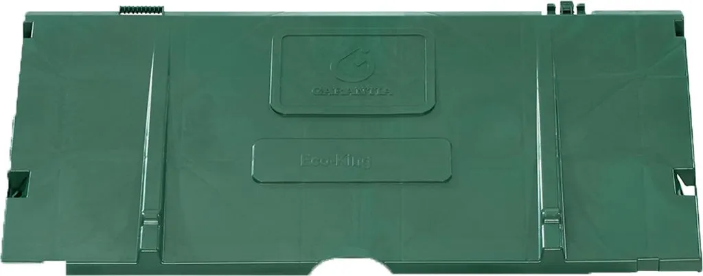 Demi-couvercle vert GARANTIA pour composteur ECO-KING 400 L - Pièce origine
